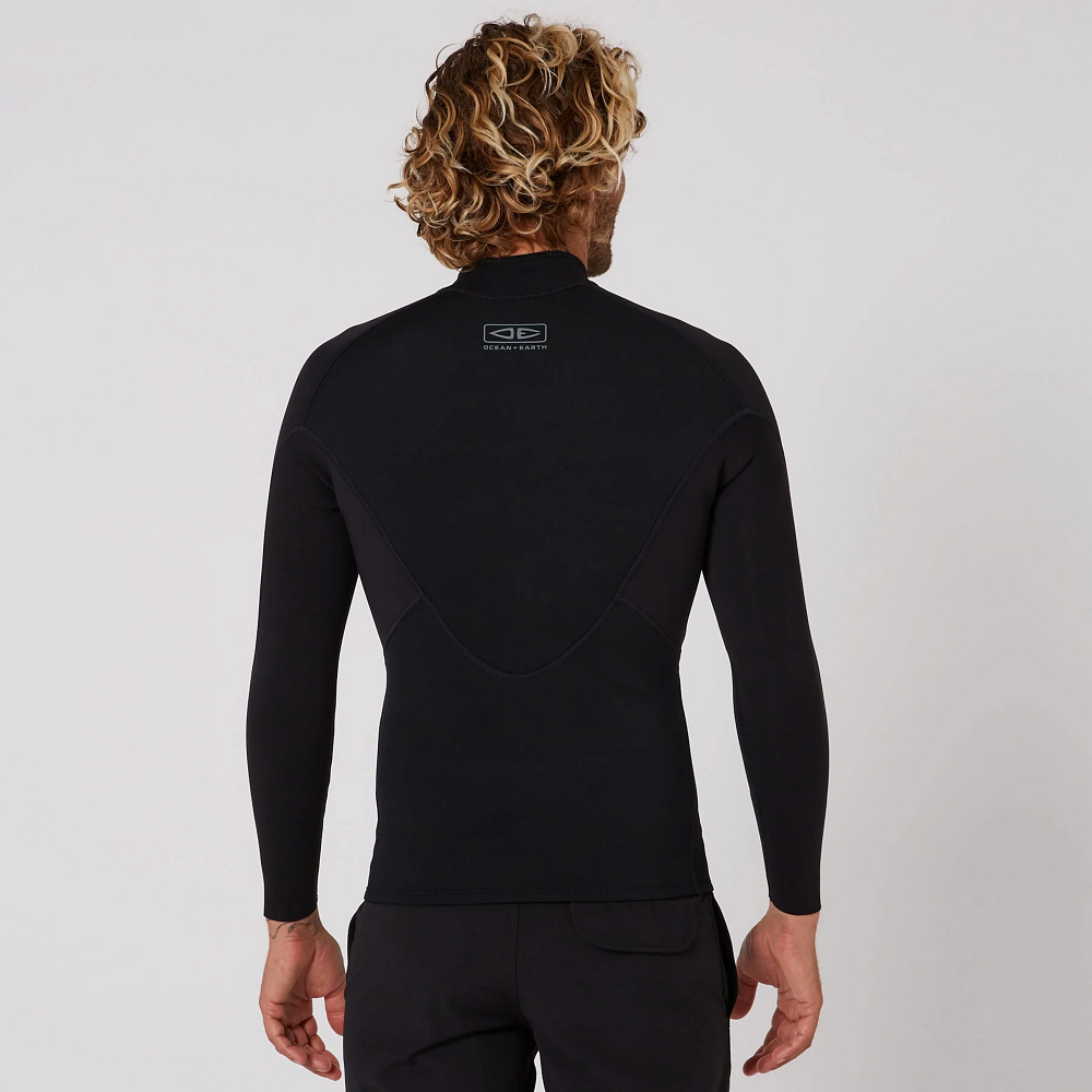 Top Néoprène OCEAN EATRH 1.5mm Manches Longues Double Black